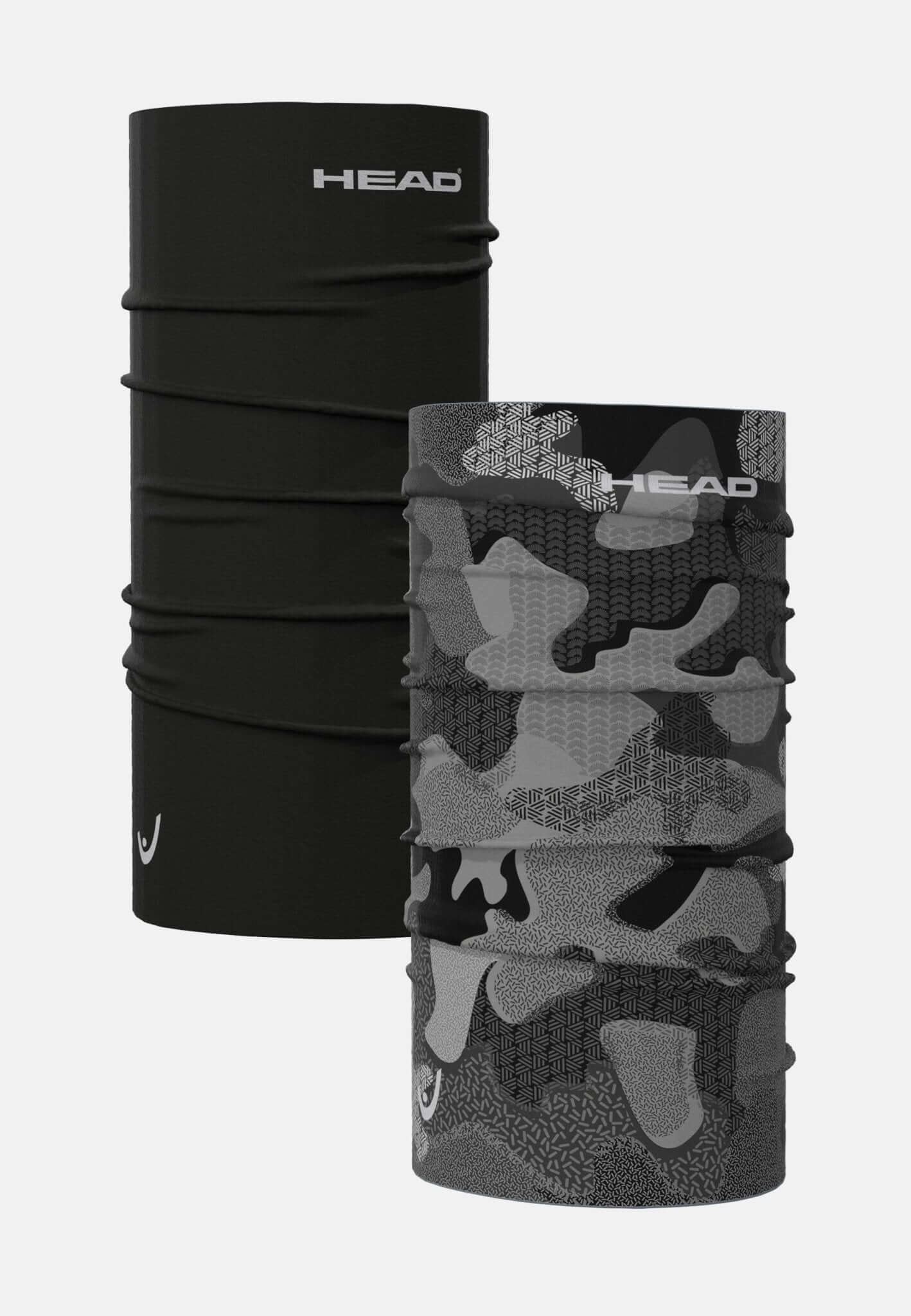 UNISOIRE - HEAD Schlauchschal Camouflage/Plain 2er-Pack